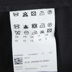 Pre Owned Hugo By Hugo Boss Black Waist Tie Detail Herini Trousers M