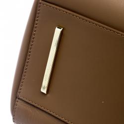 Hugo Boss Brown Leather Romy Top Handle Bag