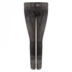 Isabel Marant Grey Printed Low Rise Skinny Viktor Jeans M