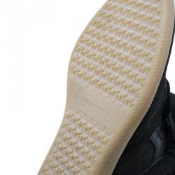 Pre Owned Isabel Marant Black Suede Bekett Wedge Sneakers Size 38