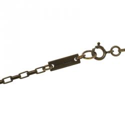 Pre Owned Isabel Marant Love Buzz Hand Gold Tone Necklace