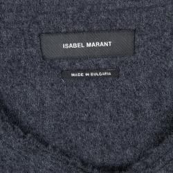 Isabel Marant Grey Wool Collarless Jacket S
