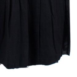 Pre Owned Isabel Marant Black Gathered Skirt S