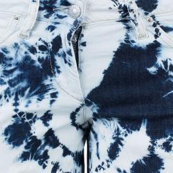 Pre Owned Isabel Marant Tie-Dye Cropped Jeans S