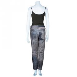Isabel Marant Printed Denim Jeans L