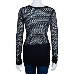 Isabel Marant Black Lace Long Top S
