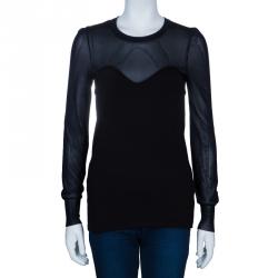 Isabel Marant Black Sheer Top M
