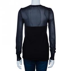 Isabel Marant Black Sheer Top M