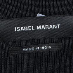 Pre Owned Isabel Marant White Beaded Hem Detail Tiered Roscoe Mini Skirt S