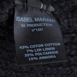 Isabel Marant Black Chunky Knit Long Sleeve Sweater S