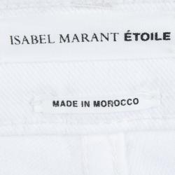 Isabel Marant Etoile White Denim Skinny Jeans M