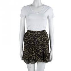 Isabel Marant Etoile Leopard Printed Skirt M