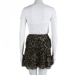 Isabel Marant Etoile Leopard Printed Skirt M
