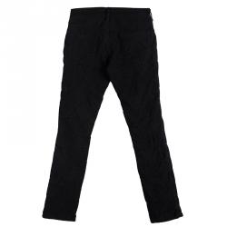 Isabel Marant Black Denim Geometric Paneled Stanford Jeans M