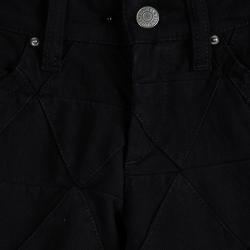 Isabel Marant Black Denim Geometric Paneled Stanford Jeans M