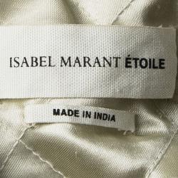 Isabel Marant Etoile Black Lamb Leather Sleeveless Jacket S