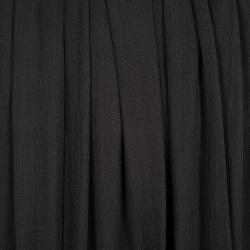 Pre Owned Isabel Marant Black Crepe Moody Embellished Wrap Maxi Skirt S