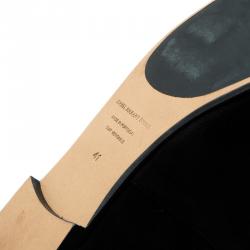 Pre Owned Isabel Marant Black Suede Etoile Brenna Stretch Tall Boots Size 41