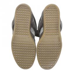 Pre Owned Isabel Marant Beige Bekett Wedge Sneakers Size 39