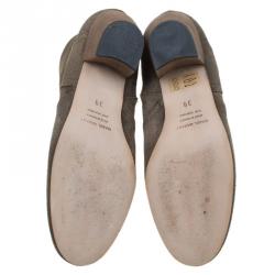 Pre Owned Isabel Marant Tan Brown Suede Dicker Ankle Boots Size 39