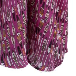 Pre Owned Issa Pink Printed Kaftan Dress S