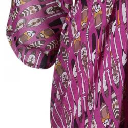 Pre Owned Issa Pink Printed Kaftan Dress S
