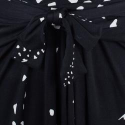 Pre Owned فستان عيسى لندن أحادي اللون بحمالات للرقبة ماكسي M