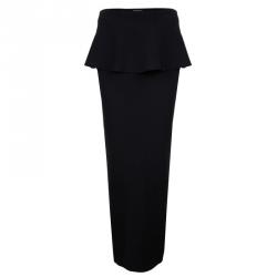 Issa Edith Peplum Maxi Skirt S