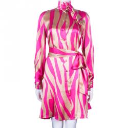 مملوكة مسبقًا Issa London Silk Neck Tie Dress L