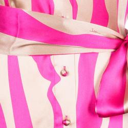 مملوكة مسبقًا Issa London Silk Neck Tie Dress L