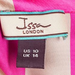 مملوكة مسبقًا Issa London Silk Neck Tie Dress L