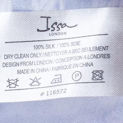 مملوكة مسبقًا فستان عيسى لندن كيمونو مطبوع حرير ميني L