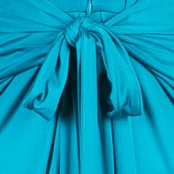 Issa London Teal Halter Back Maxi Dress S