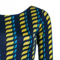 Issa London Multicolor Long sleeve Tie-Front Dress S