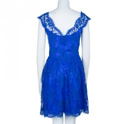 مملوكة مسبقًا Issa London Blue Lace Dress S