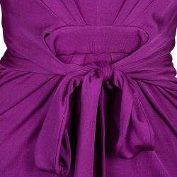 Pre Owned Issa Purple Silk Dress S