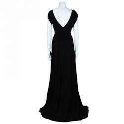 Issa London Black Backless Gown M