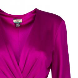 Pre Owned Issa London Pink Draped Dress M