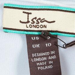 مملوكة مسبقًا Issa White Metal Detail Maxi Dress M