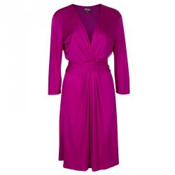 Pre Owned Issa London Pink Long Sleeve Dress L