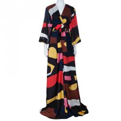 Issa Multicolor Printed Kaftan L