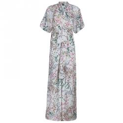 Issa White Printed Kaftan L