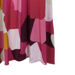 Pre Owned Issa Pink Abstract Print Jersey Maxi Dress M