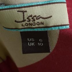 Pre Owned Issa Pink Abstract Print Jersey Maxi Dress M