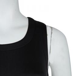 Pre Owned Issa London Monochrome Belted Sleevless Maxi Dress M