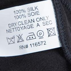 Pre Owned Issa London Monochrome Belted Sleevless Maxi Dress M