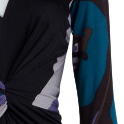 Issa Multicolor Knit Long Sleeve Dress M