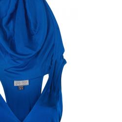 Issa Cobalt Hooded Sleeveless Top M