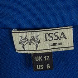Issa Cobalt Hooded Sleeveless Top M