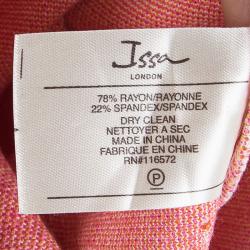 Issa Multicolor Pattern Knit Sleeveless Flared Dress XS